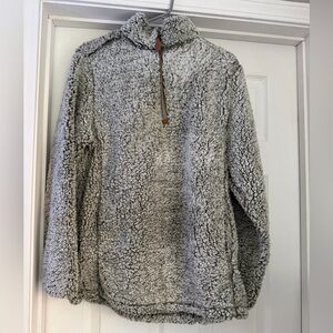 Cozy Gray Sherpa Jacket